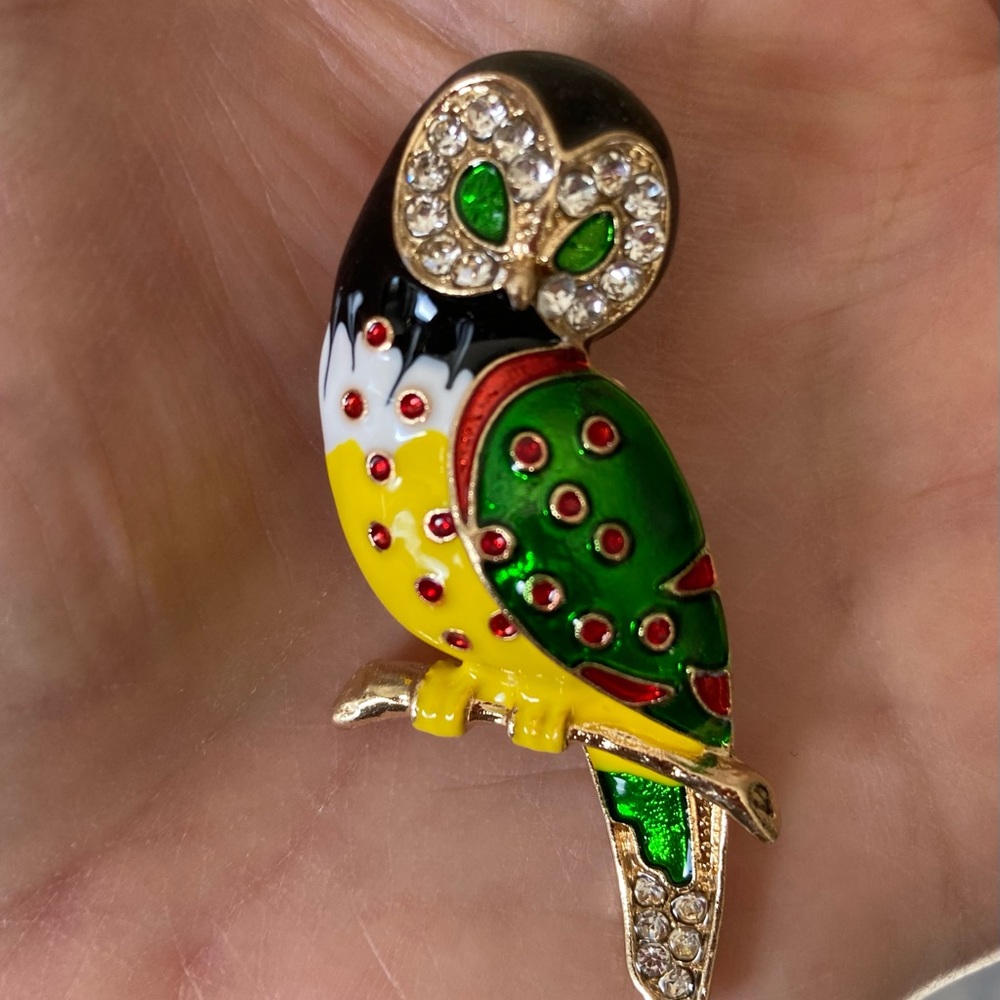 Brooch. OWL. NEW. BEAUTIFUL - Picture 13 of 16